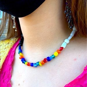 Rainbow Ties Necklace